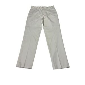 Brooks Brothers Advantage Chino Clark Fit Pants Mens 33x32 Beige Khaki Stretch